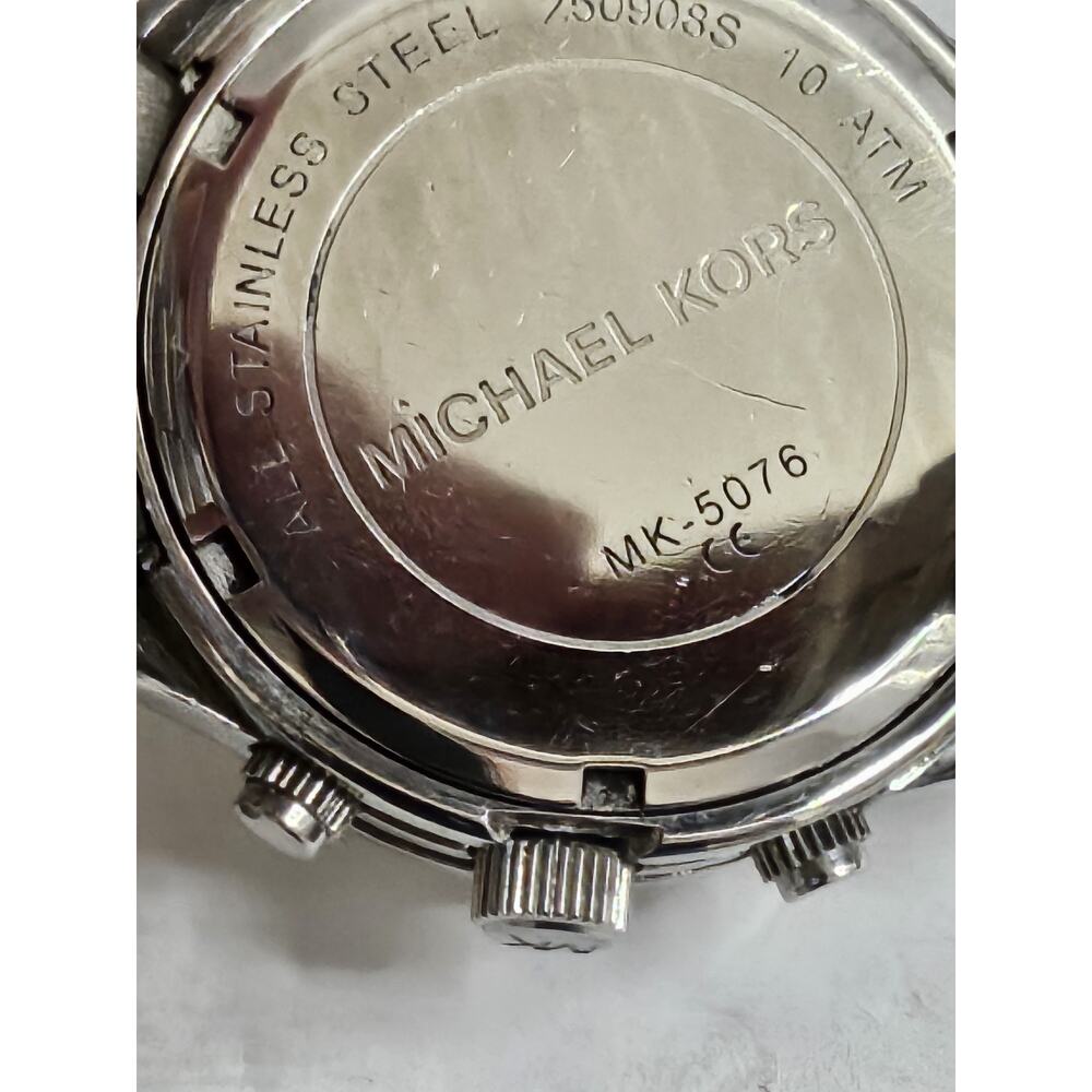 Vintage Michael Kors Mens Multifunctuon Quartz Watch MK-5076 CE New Battery - Picture 4 of 12